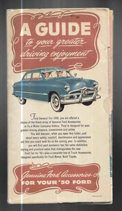 Original 1950 Ford Accessories Catalog/Brochure Folds out to Massive Poster - Picture 1 of 6
