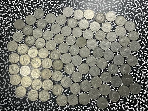 Bulk Lot Of 100x Assorted Canada George V 5 Cents Nickels Lot#A6876 Mixed Grade - Picture 1 of 14