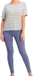 Alfani Women's Side-Tie Sleep T-Shirt Color Duel Stripe Size S - Picture 1 of 4