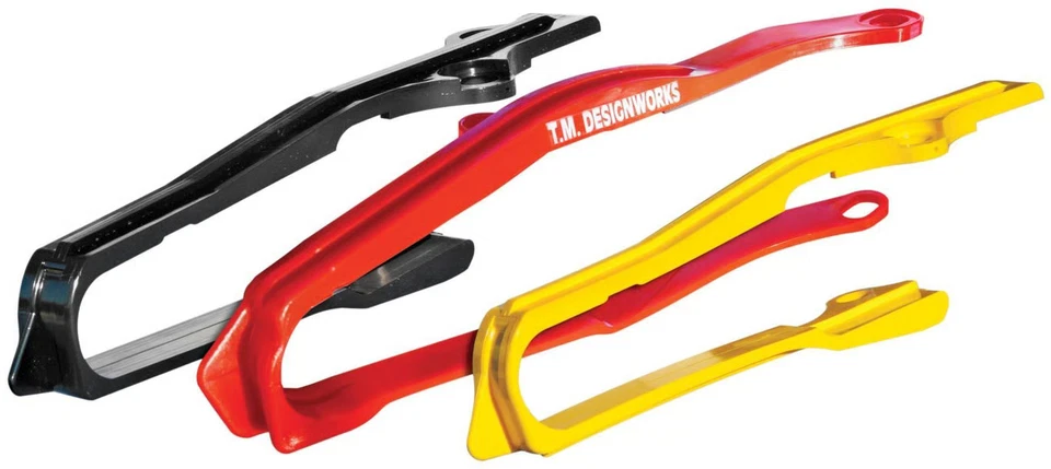 T.M. Deslizador de cadena súper delantero Designworks Dirt Cross - rojo motocicleta DCS-HQV-RD Foto 1 de 4