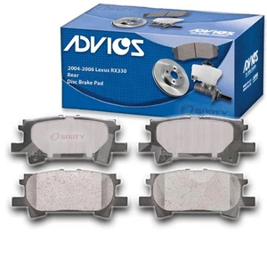 ADVICS Rear Disc Brake Pad Set for 2004-2006 Lexus RX330 - Braking Tire ig - Picture 1 of 5