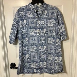 Vintage Reyn Spooner Hawaii Ponoī Quilt Pullover Men’s XL Aloha Shirt Hawaiian - Picture 1 of 7