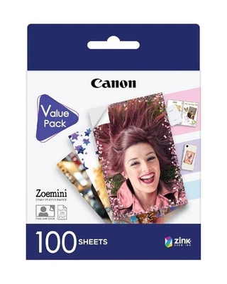 Canon Zink™ Photo Paper - Sticky-Backed 2x3" Photo Paper (100 x Sheets) - Print  - Image 1 of 4