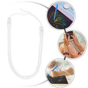 8 Pcs Mobiltelefonschlüsselketten -Federseil Anti-Verlust-Spiral-Lanyard - Zdjęcie 1 z 12