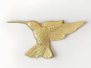 Vintage Brass Hummingbird Fritz Small Hanging Decor - Picture 1 of 5