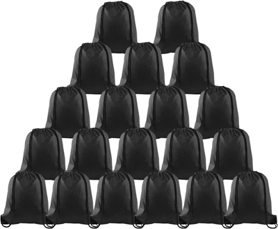 20 piezas Mochila con cordón Bolso a granel Rojo Bolsas con cordón Mochila deportiva Gimnasio Foto 1 de 4