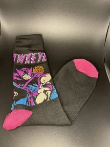 Marvel Hawkeye lila 1 Paar Schuhgröße 8-12 Crew-Socken für Herren Bioworld - Bild 1 von 4