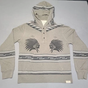 Ralph Lauren Hoodie Mens Large double Indian Head Denim & Supply Aztec Navajo - Picture 1 of 18
