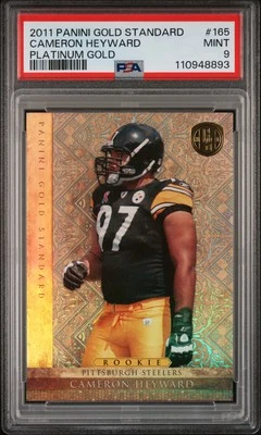 2011 Panini Gold Standard Football #165 Cameron Heyward /25 PSA 9 Steelers - Image 1 of 2