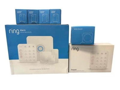 NEW 14 Piece Kit Ring Alarm 2nd Generation Home Security System White - Image 1 of 4
