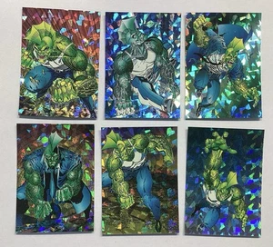 Juego completo de cartas The Savage Dragon Prism Chase (P1-P6) ~ 1992 ~ imágenes de cómic - Imagen 1 de 8