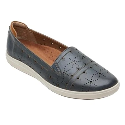 COBB HILL BAILEE БЕЗ ШНУРОВКИ ТУФЛИ КОЖИ ОВЧИНЫ АРКА ПОДДЕРЖКИ СИНИЙ ЖЕНЩИН РАЗМЕР 8 - Изображение 1 из 4