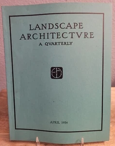 Landscape Architecture Vol XLIV April 1954 No.3 - Picture 1 of 4