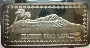Vintage Hamilton Mint Diamond Head Hawaii Wonders of America 1 Oz #10 - Bild 1 von 3