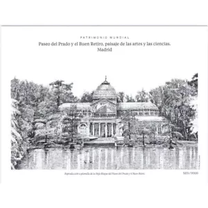 ESPAÑA PRUEBA ESPECIAL A PLUMILLA HOJITA PASEO DEL PRADO Y BUEN RETIRO 2022 - Foto 1 di 1