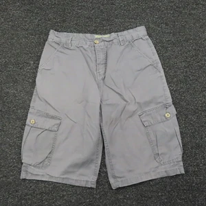 Lucky Brand Shorts Boys Size 18 Gray Bermuda Cargo Pocket 11in Inseam Youth - Picture 1 of 10