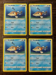 4x Arrokuda 041/185 Pokemon card Vivid Voltage common NM - Picture 1 of 1