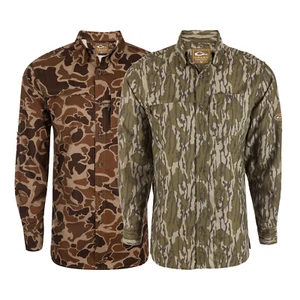 Drake Waterfowl 8-Shot Flyweight Long Sleeve Shirt - Picture 1 of 10