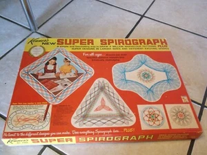 1969 Kenner's New Super Spirograph Plus Shapes - Picture 1 of 12