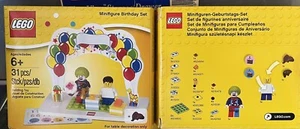 LEGO Minifigure Birthday Set 850791 New in Box Retired 2 Minifigures - Picture 1 of 2