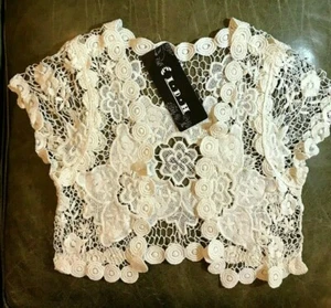 Cardigan bambina ragazzo taglia S piccolo 100% COTONE bianco sporco (colore avorio) junior - Foto 1 di 5