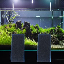 2pcs Biochemical Polyether Filter Sponge Prefilter Filter Pad for Aquarium Tanks