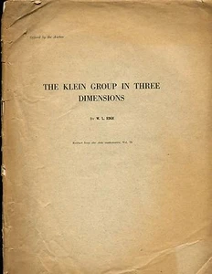 EDGE, W. L. ELEVEN OFFPRINTS FROM VARIOUS JOURNALS 1941-1959 - Imagen 1 de 6