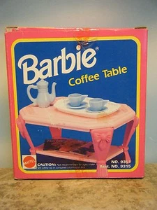 1992 BARBIE COFFEE TABLE #9351 - Picture 1 of 8