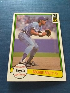 1982 Donruss Baseball George Brett #34 HOF Set Break NM-MT