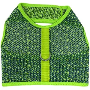 Active Mesh Dog Harness with Leash -  Sizes XS-XL Neon Green & Blue - Picture 1 of 1