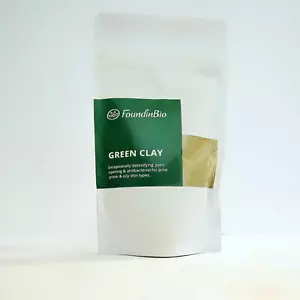 French Green Clay Powder Natural Montmorillonite 8.8oz Europe Skin Body Mask - Picture 1 of 5