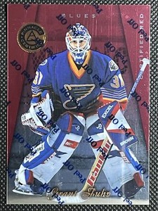 1997 Pinnacle Certified #10 Grant Fuhr Certified Red