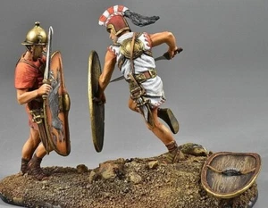 Soldado de juguete de lata pintado Duelo romano vs ibérico guerra púnica 54 mm | coleccionable - Imagen 1 de 6