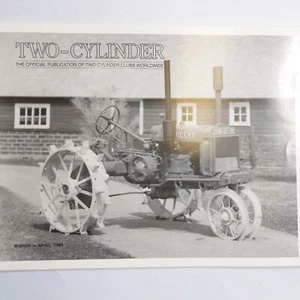 MAR-APR 1988 Two-Cylinder Club Magazine John Deere Tractor Photos Retro Book B3 - Imagen 1 de 10