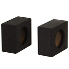 2 x QPOWER SINGLE 6.5" 6-1/2 INCH QBOMB BED LINER EMPTY SPEAKER BOXES