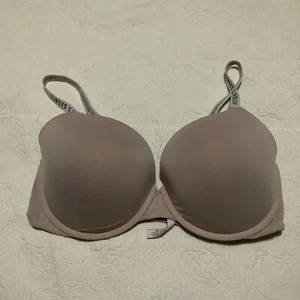 Victoria's Secret 40DD Nude T-Shirt Push-Up Full Coverage Underwire Bra Logo - Picture 1 of 5
