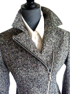 Jacke Schurwolle Gr. 36/38 Marc Aurel moderner Blazer Modetrend Herbst Winter 25 - Bild 1 von 5