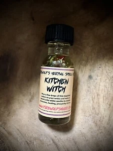 Olio rituale magia strega cucina (fatto a mano, biologico, stregoneria, wicca, hoodoo) - Foto 1 di 1