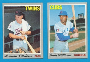 HOF LOT 2) KILLEBREW BILLY WILLIAMS 1970 TOPPS #150 170 HARMON VG-EX *TPHLC-3726 - Picture 1 of 6