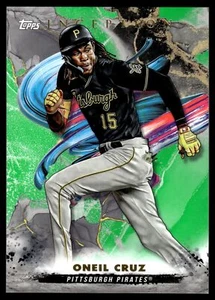 2023 Topps INCEPTION ONEIL CRUZ GREEN PARALLEL PIRATES #34 - Picture 1 of 2