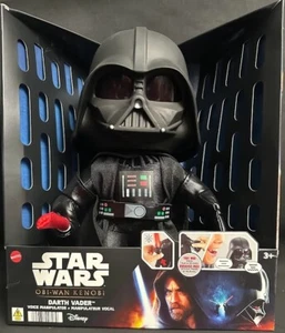 Casco manipulador de voz Star Wars Obi Wan Kenobi serie Darth Vader de peluche de 11 - Imagen 1 de 4