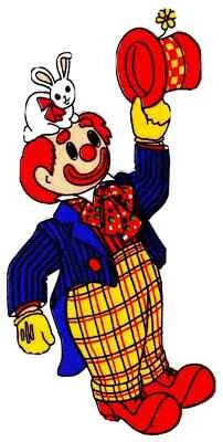 Mago Cumpleaños Payaso Tela Aplique Plancha No Bordado 10 Pulgadas Nuevo Foto 1 de 2