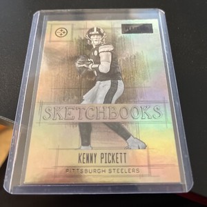 2022 Panini Playbook Kenny Pickett Sketchbooks Rookie Card RC #21 Steelers