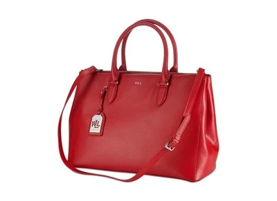 Colección Lauren Ralph Lauren Newbury Doble Cremallera, Color: Rojo, 5 ESTRELLAS Prod.-ÚLTIMO Foto 1 de 4