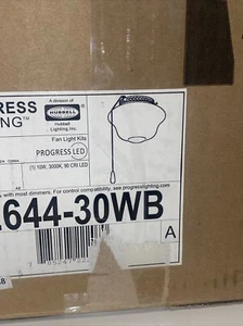Ceiling Fan Conversion Light Kit- 8.5 Inches wide by 6.5 Model #P2644-30WB - Picture 1 of 9