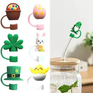 Tapa de cubierta de Pascua para taza lindo conejito puntas reutilizables enchufes portátiles de 10 mm de diámetro - Imagen 1 de 44