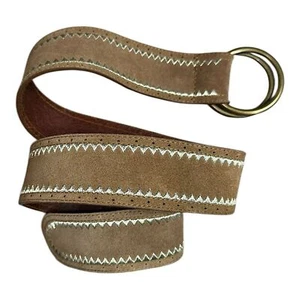 Cinturón bordado de cuero Abercrombie & Fitch talla XS/S - Imagen 1 de 7