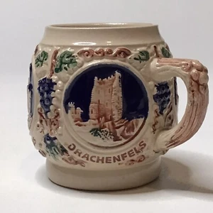 Vintage Gerz German Cider Mug Four Castles Scenes Made In Germany - Picture 1 of 8