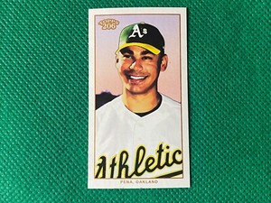 2002 Topps 206 Piedmont Red #264 Carlos Pena PROS Oakland Athletics