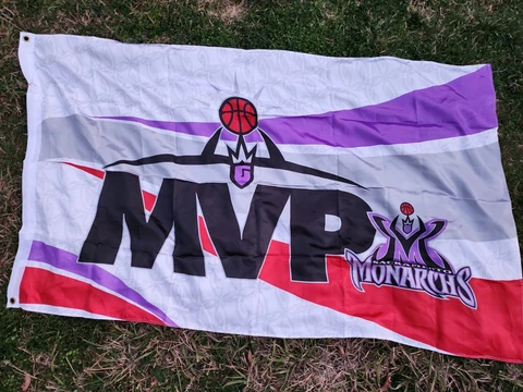 Sacramento Monarchs Flag, 3' x 5' - Throwback Flag Purple - Free shipping MVP Cover